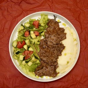 Медальоны с картофельным пюре